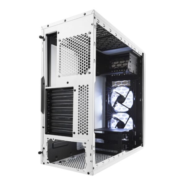 Fractal Design Focus G White Window TG ATX Case LED Fans - Focus G White Window