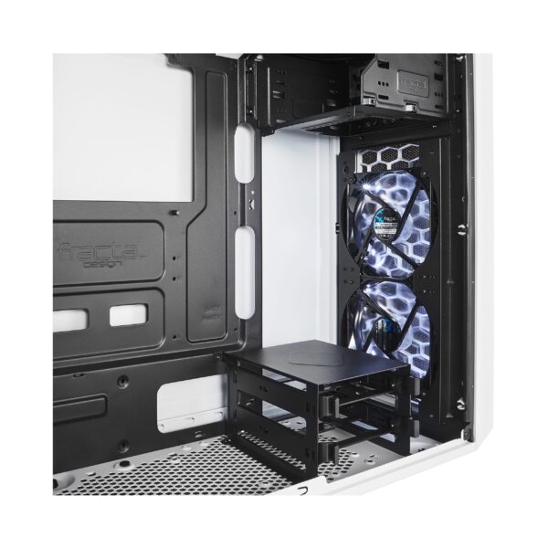 Fractal Design Focus G White Window TG ATX Case LED Fans - Focus G White Window