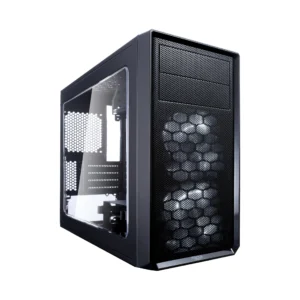 Fractal Design Focus Mini G Black Window TG Micro-ATX Case - Focus Mini G Black Window