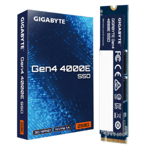 GIGABYTE Gen4 4000E SSD 250GB M.2 2280 PCIe 4.0 NVMe - GP-G440E250G