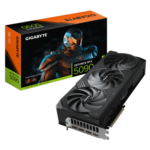 GIGABYTE GeForce RTX 5090 WINDFORCE OC 32G GDDR7 Graphics Card - GV-N5090WF3OC-32GD