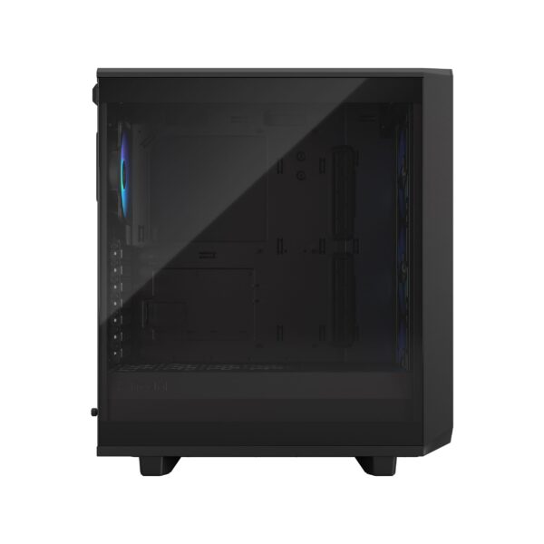 Fractal Design Meshify 2 Compact Lite RGB Black TG Light Tint ATX Case RGB Fans - 843276103835