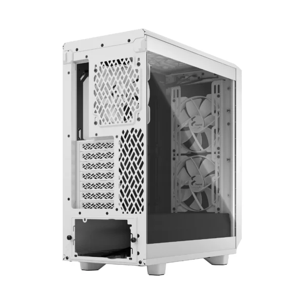 Fractal Design Meshify 2 Compact Lite White TG Clear Tint ATX Case - 843276103828