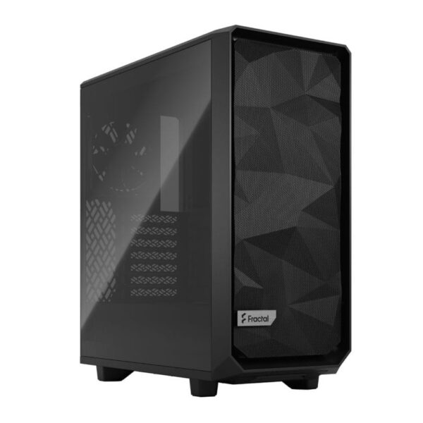 Fractal Design Meshify 2 Compact RGB Black TG Light Tint ATX Case RGB Fans - 843276103699