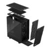 Fractal Design Meshify 2 Compact RGB Black TG Light Tint ATX Case RGB Fans - 843276103699