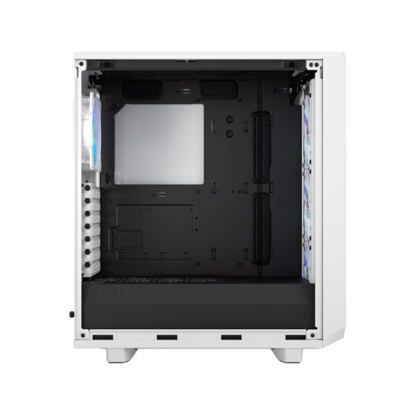 Meshify 2 Compact RGB White TG Clear Tint 5 Fractal Design Meshify 2 Compact RGB White TG Clear Tint ATX Case RGB Fans - 843276103712