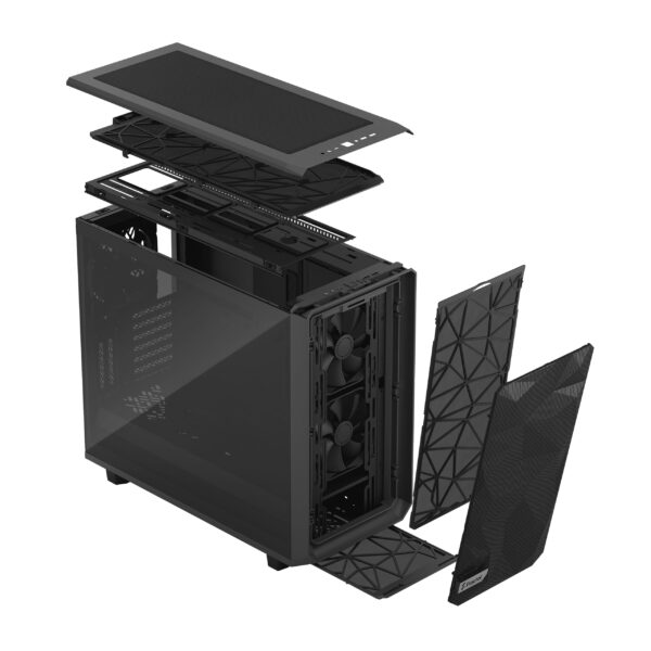Fractal Design Meshify 2 Gray TG Light Tint ATX Case - 843276102456