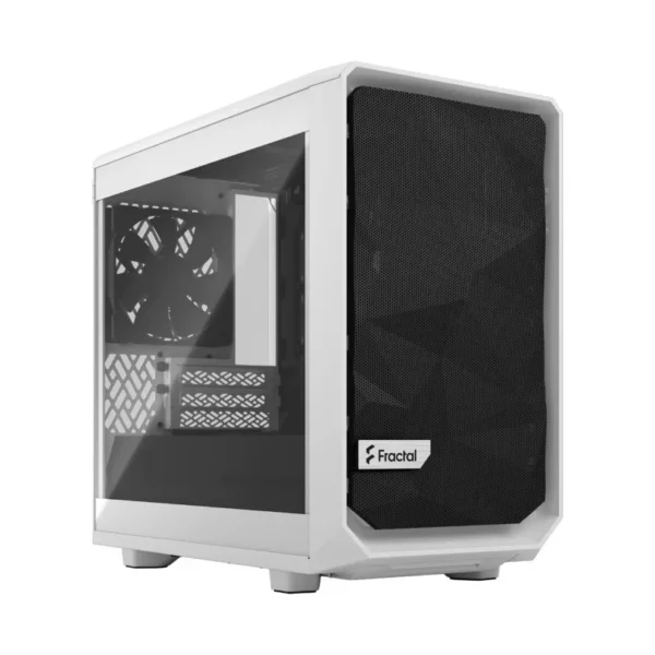 Meshify 2 Nano White TG Clear Tint 1 Fractal Design Meshify 2 Nano White TG Clear Tint Mini-ITX Case - 843276102630