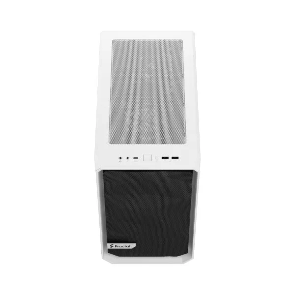 Meshify 2 Nano White TG Clear Tint 9 Fractal Design Meshify 2 Nano White TG Clear Tint Mini-ITX Case - 843276102630