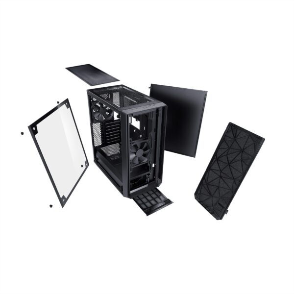 Fractal Design Meshify C Blackout TG Light Tint ATX Case - 843276100070
