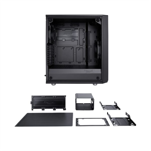 Fractal Design Meshify C Blackout TG Light Tint ATX Case - 843276100070
