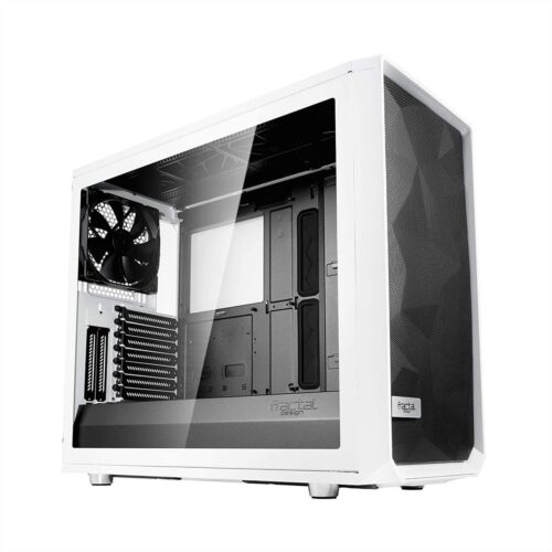 Fractal Design Meshify S2 White TG USB-C ATX Case - Meshify S2 White TG USB-C