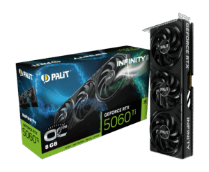 PALIT GeForce RTX 5060 Ti Infinity 3 8GB GDDR7 Blackwell Graphics Card Triple Fan DLSS 4 - NE7506T019P1-GB2062S
