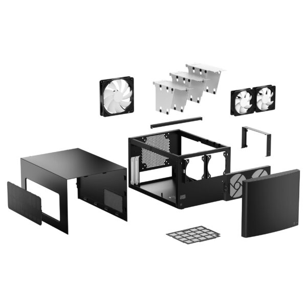 Node 304 - Black 21 Fractal Design Node 304 Black Mini-ITX Case ATX PSU - Node 304 - Black