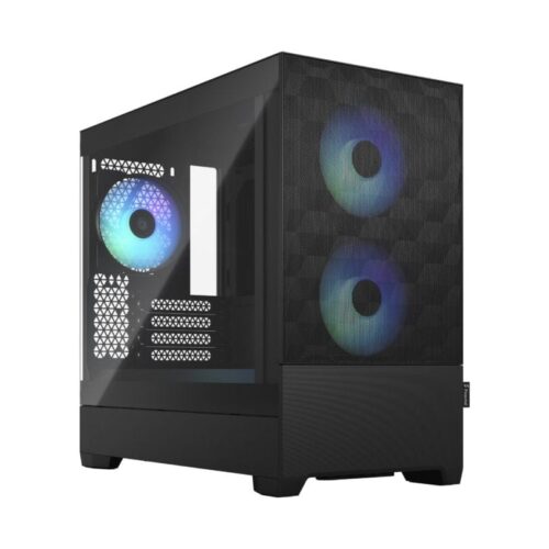 Fractal Design Pop Mini Air RGB Black TG Clear Tint Micro-ATX Case RGB Fans - Pop Mini Air RGB Black TG Clear Tint