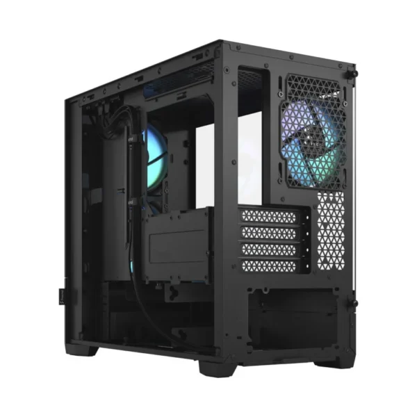 Fractal Design Pop Mini Air RGB Black TG Clear Tint Micro-ATX Case RGB Fans - Pop Mini Air RGB Black TG Clear Tint