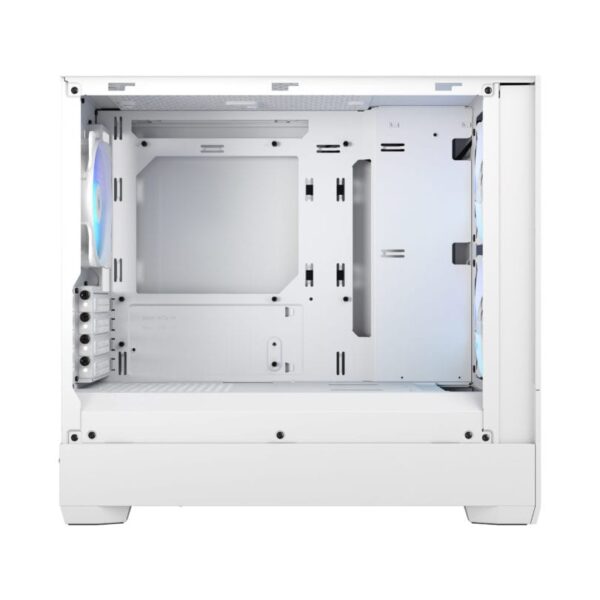 Pop Mini Air RGB White TG Clear Tint 11 Fractal Design Pop Mini Air RGB White TG Clear Tint Micro-ATX Case RGB Fans - Pop Mini Air RGB White TG Clear Tint
