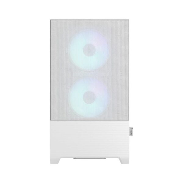 Pop Mini Air RGB White TG Clear Tint 2 Fractal Design Pop Mini Air RGB White TG Clear Tint Micro-ATX Case RGB Fans - Pop Mini Air RGB White TG Clear Tint