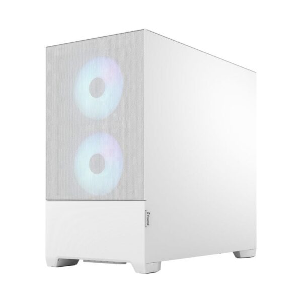 Pop Mini Air RGB White TG Clear Tint 5 Fractal Design Pop Mini Air RGB White TG Clear Tint Micro-ATX Case RGB Fans - Pop Mini Air RGB White TG Clear Tint