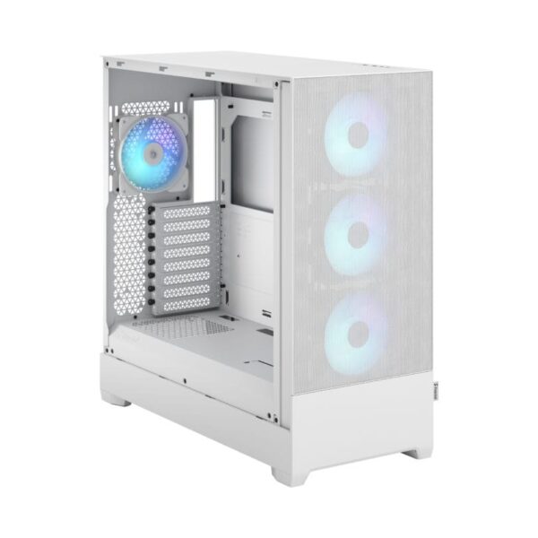 Fractal Design Pop XL Air RGB White TG Clear Tint ATX Case RGB Fans - Pop XL Air RGB White TG Clear Tint