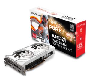 SAPPHIRE PURE AMD Radeon RX 9060 XT 16GB GDDR6 Graphics Card with RDNA 4 Architecture and Dual-X Cooling - SPR-11350-02-20G