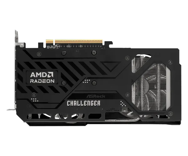 Radeon RX 9060 XT Challenger 16GB OC(L6) ASRock Radeon RX 9060 XT Challenger 16GB GDDR6 OC Graphics Card with RDNA 4 Architecture and Dual-Fan Cooling - RX9060XT CL 16GO