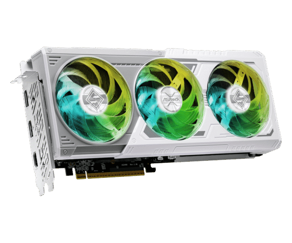 ASRock Radeon RX 9060 XT Steel Legend 16GB GDDR6 OC Graphics Card with RDNA 4 Architecture and Triple-Fan Cooling - RX9060XT SL 16GO