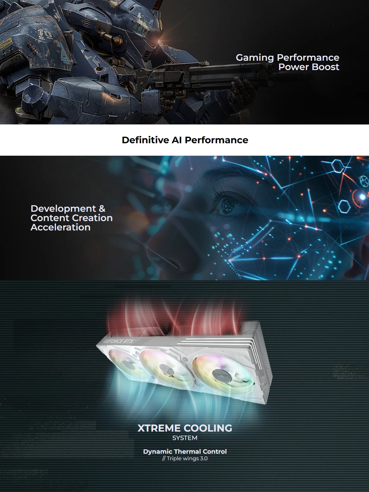 GALAX RTX 5080 EX Gamer White 1-Click OC 16GB GDDR7 Blackwell Graphics Card Triple Fan DLSS 4 ARGB - 58NZN6MDBZWH