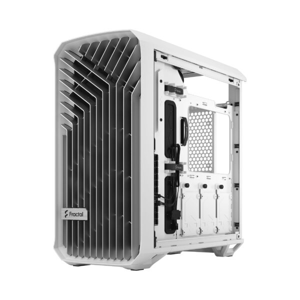 Fractal Design Torrent Compact RGB White TG Clear Tint ATX Case RGB Fans - 843276105259