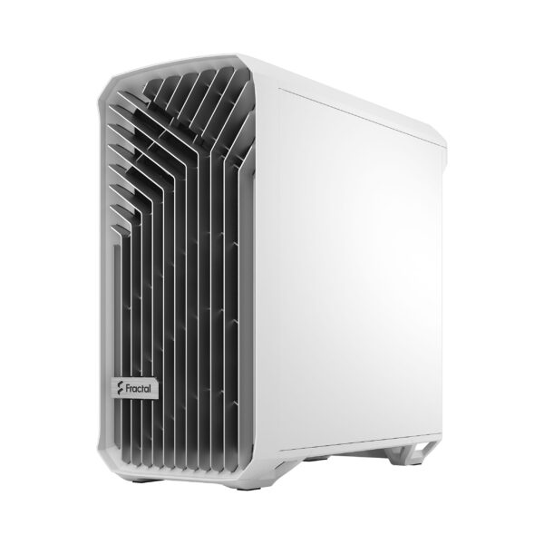 Fractal Design Torrent White TG Clear Tint ATX Case RGB Fans - 843276102302