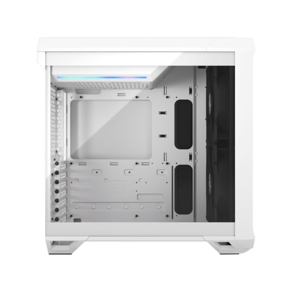 Fractal Design Torrent White TG Clear Tint ATX Case RGB Fans - 843276102302