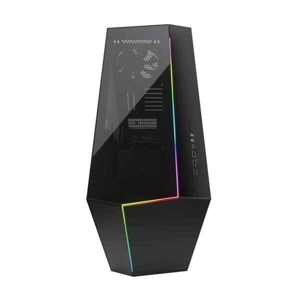 Fractal Design Vector RS Blackout Dark TG ATX Case USB-C - Vector RS Blackout Dark TG