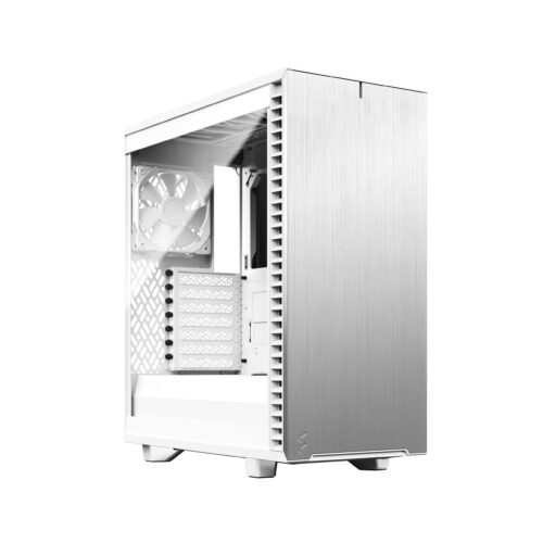 Fractal Design Define 7 Compact White TG Clear Tint ATX Case - Define 7 Compact White TG Clear Tint