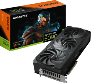 GIGABYTE GeForce RTX 5090 WINDFORCE OC 32G GDDR7 Graphics Card - GV-N5090WF3OC-32GD