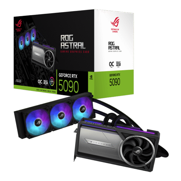 ASUS ROG Astral LC GeForce RTX 5090 32GB GDDR7 OC Edition Liquid Cooled Graphics Card - ROG-ASTRAL-LC-RTX5090-O32G-GAMING