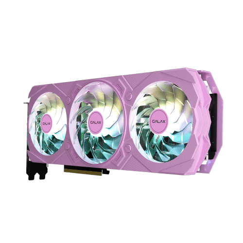 GALAX RTX 4070 EX Gamer Pink 12GB GDDR6X Ada Lovelace Graphics Card Triple Fan DLSS 3 ARGB - 47NOM7MD7LPK