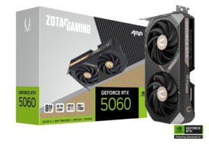 ZOTAC GAMING GeForce RTX 5060 AMP 8GB GDDR7 Graphics Card - ZT-B50600F-10M