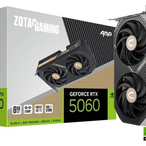 ZOTAC GAMING GeForce RTX 5060 AMP 8GB GDDR7 Graphics Card - ZT-B50600F-10M