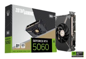 ZOTAC GAMING GeForce RTX 5060 SOLO 8GB GDDR7 Graphics Card - ZT-B50600G-10L