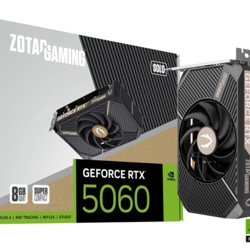 ZOTAC GAMING GeForce RTX 5060 SOLO 8GB GDDR7 Graphics Card - ZT-B50600G-10L