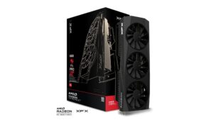 67aa4596b4e40d201e984ad2_Box_Mockup_QUICKSILVER_RX_9700_XT_Black_9-PACK_100_RX-97TQICKB9 XFX Quicksilver AMD Radeon RX 9070 XT Gaming Edition 16GB GDDR6 2970MHz Boost RDNA 4 Graphics Card - RX-97TQICKB9