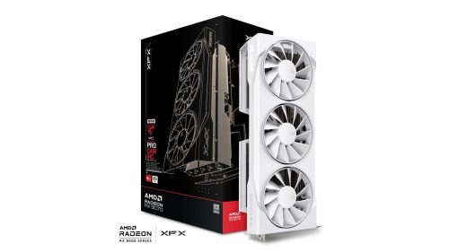 XFX Swift AMD Radeon RX 9070 OC White Triple Fan Gaming Edition Graphics Card 16GB GDDR6 2700MHz Boost RDNA 4 - RX-97SWFB3W9