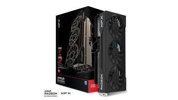 XFX Swift AMD Radeon RX 9070 OC Triple 90mm Fan Gaming Edition Graphics Card 16GB GDDR6 2700MHz Boost RDNA 4 - RX-97SWFT3B7