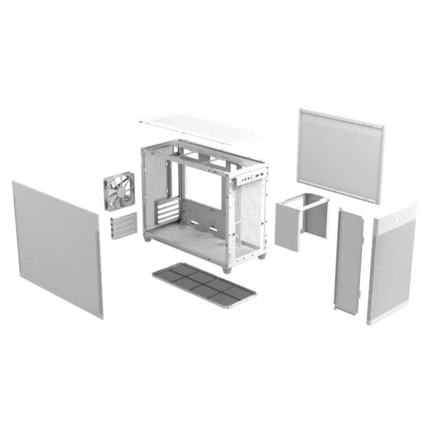 AP201 ASUS PRIME CASE MESH WHITE EDITION 11 ASUS PRIME AP201 White Micro-ATX Case Mesh - AP201 ASUS PRIME CASE MESH WHITE EDITION