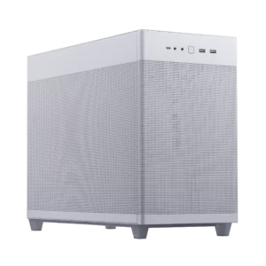 ASUS PRIME AP201 White Micro-ATX Case Mesh - AP201 ASUS PRIME CASE MESH WHITE EDITION