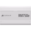 Corsair RMe Series RM750e Fully Modular Low-Noise 750W ATX Power Supply White with 80 PLUS Gold and PCIe 5.1 - CS-CP-9020292-NA