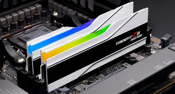G.SKILL Trident Z5 Neo RGB DDR5-6000 96GB (2x48GB) Dual Channel White Memory Kit with AMD EXPO - F5-6000J2836F48GX2-TZ5NRW