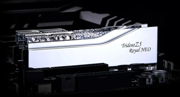 G.SKILL Trident Z5 Royal Neo DDR5-6000 64GB (2x32GB) Dual Channel Memory Kit with AMD EXPO and RGB Lighting - F5-6000J2836G32GX2-TR5NS
