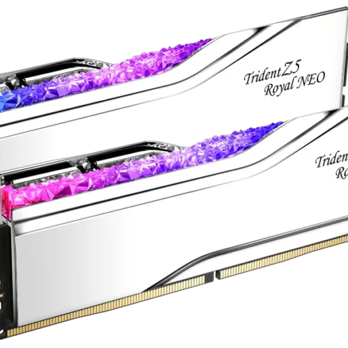G.SKILL Trident Z5 Royal Neo DDR5-6000 64GB (2x32GB) Dual Channel Memory Kit with AMD EXPO and RGB Lighting - F5-6000J2836G32GX2-TR5NS