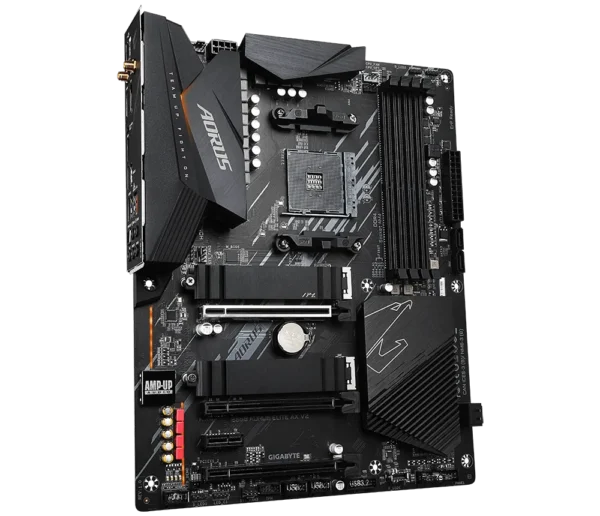 GIGABYTE B550 AORUS ELITE AX V2 ATX AM4 Motherboard with DDR4 4733MHz, PCIe 4.0, and Wi-Fi 6 - GA-B550-AORUS-ELITE-AX-V2